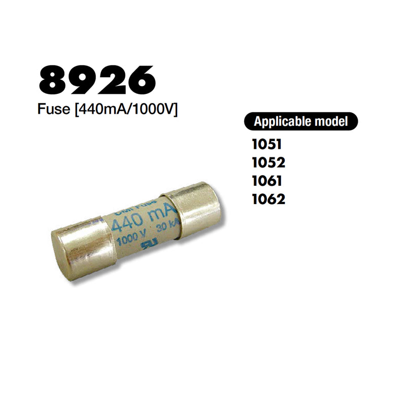 Cầu chì sứ 440mA/1000V Kyoritsu 8926