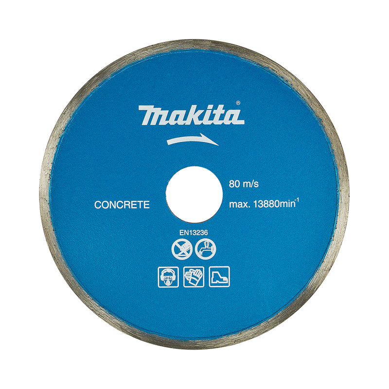 Lưỡi cắt kim cương 180mm Makita 792191-8 dùng cho bê tông, gạch, lỗ cốt 25mm, cắt ướt (Cấp 3 sao)