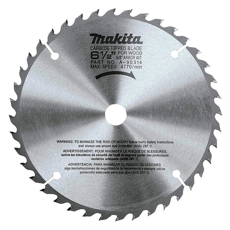 Lưỡi cưa gỗ TCT Makita đường kính 165mm, lỗ cốt 15/88mm