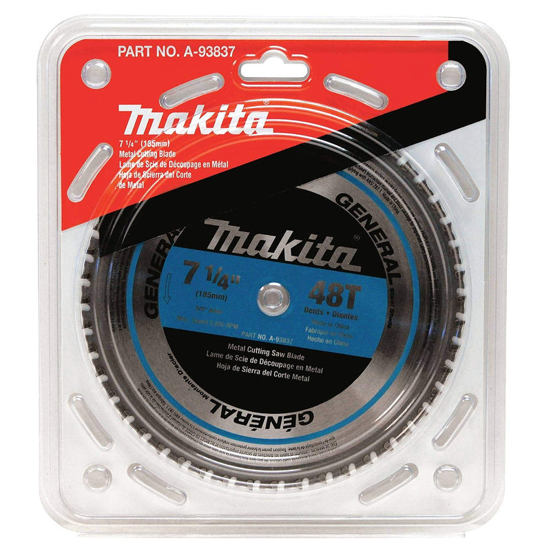 Lưỡi cưa kim loại TCT Makita đường kính 185mm, kiểu răng TCG, lỗ cốt 15.88mm