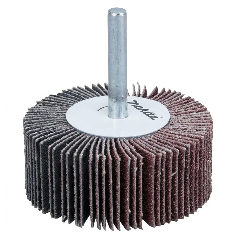 Bánh nhám xếp 76mm đánh kim loại, gỗ, nhựa PVC Makita độ cao 50.8mm, đuôi trơn 6mm