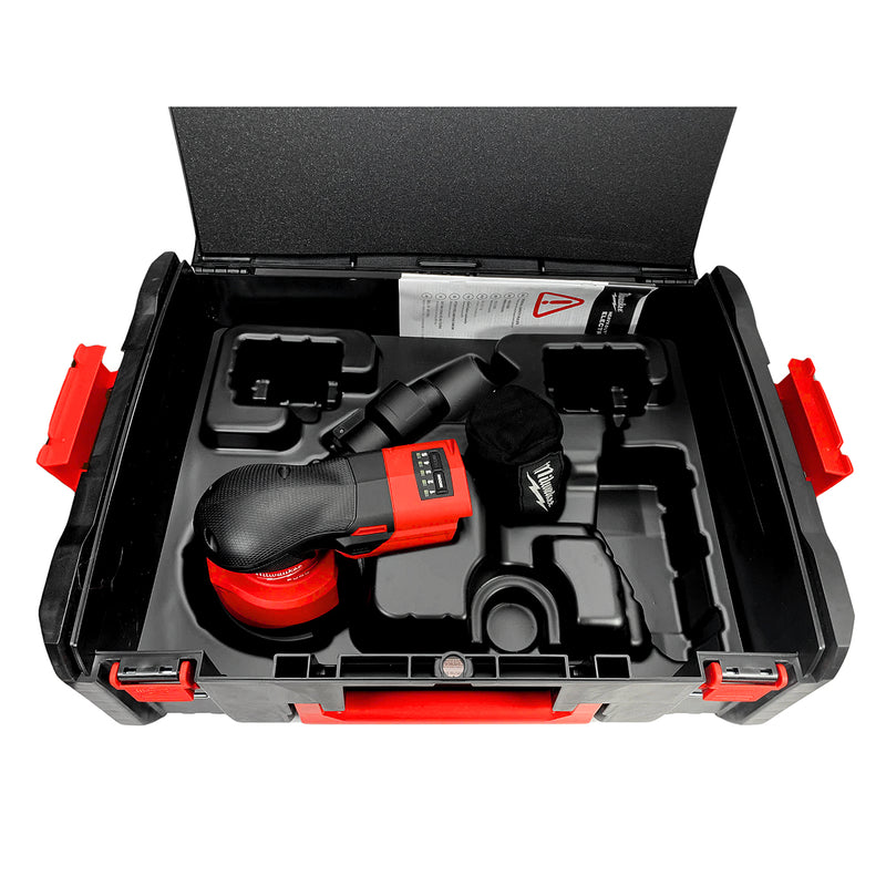 Máy chà nhám quỹ đạo tròn Milwaukee M18 FROS125 dùng Pin 18V, đường kính đế 125mm