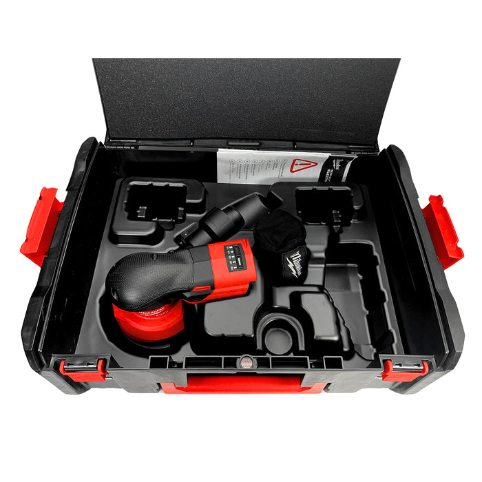 Máy chà nhám quỹ đạo tròn Milwaukee M18 FROS125 dùng Pin 18V, đường kính đế 125mm