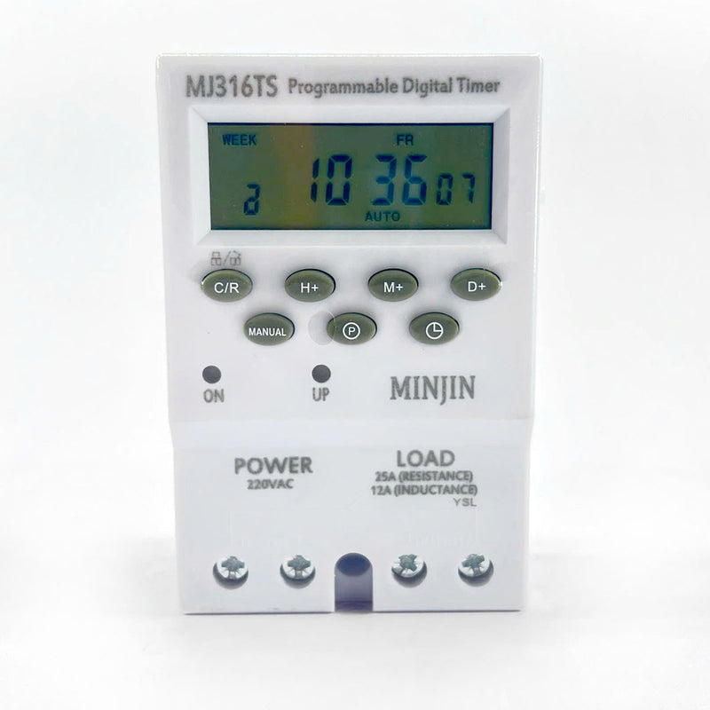 Timer hẹn giờ kỹ thuật số MINJIN MJ316TS, có 16 chế độ cài đặt On- Off