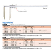 Thước kẹp cơ Mitutoyo Vernier Caliper Series 534, loại hàm dài sâu