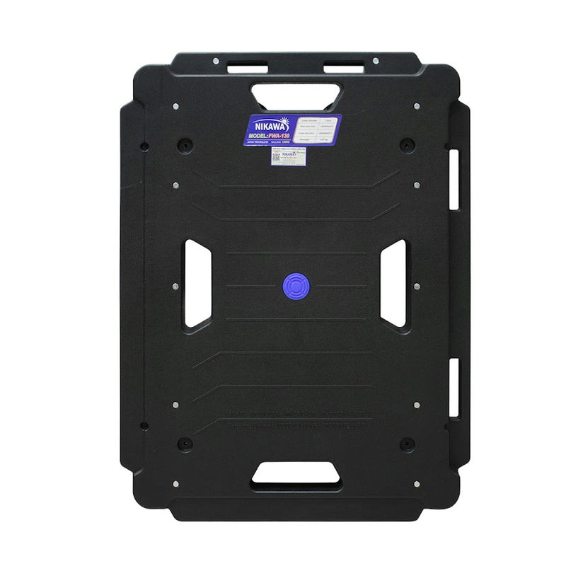 Xe đẩy hàng Nikawa, tải trọng 136kg, kích thước mặt sàn 600mm x 450mm, loại có 4 bánh xe, chất liệu nhựa cao cấp