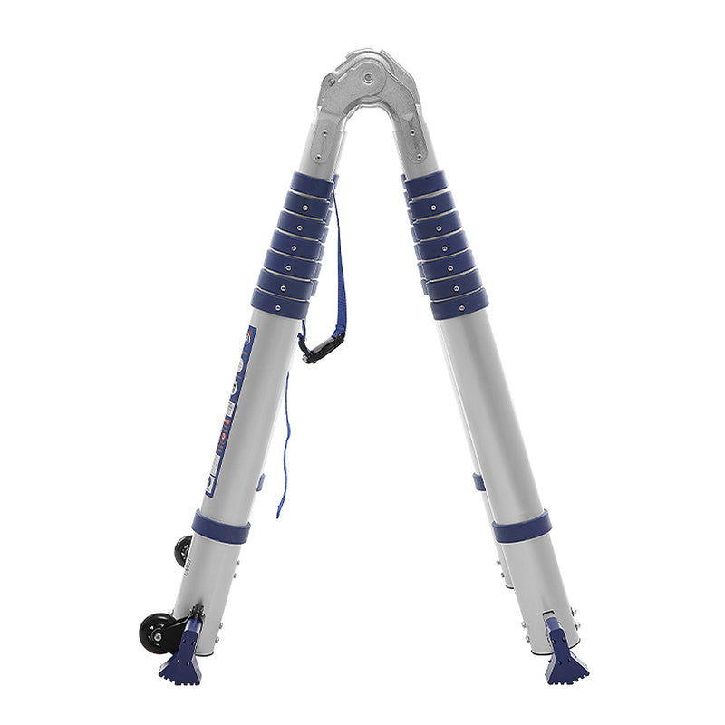 Thang nhôm rút đôi chữ A Nikawa NK AI, chiều cao tối đa chữ A từ 1.85m ~ 2.76m