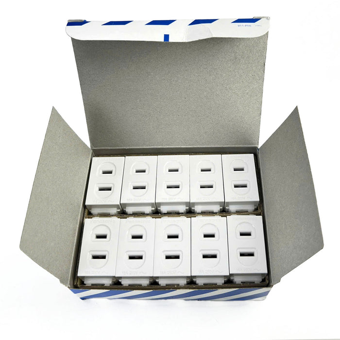 Ổ cắm đơn Panasonic WEG1001SW phích cắm dẹp