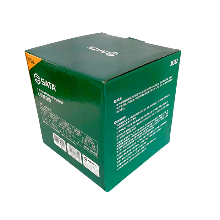 Đồng hồ điều áp khí Acetylen ren ngoài SATA 31332