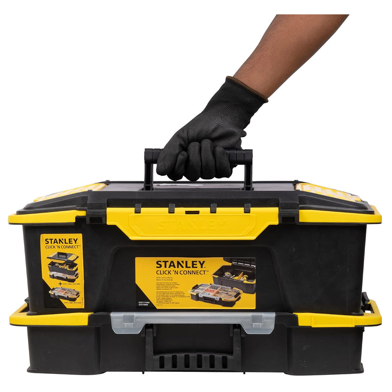 Hộp đựng dụng cụ kèm hộp linh kiện, tháo lắp nhanh Stanley STST1-71962