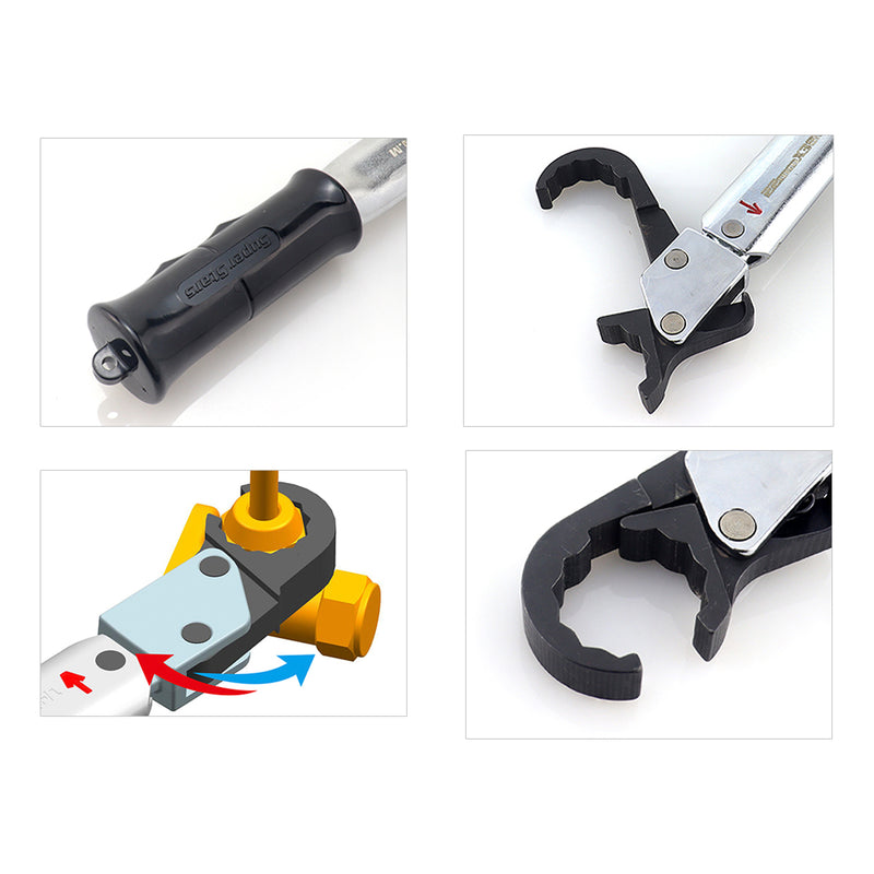 Bộ 4 cây cờ lê lực tự động Super Star ST-02-L, Cỡ 17mm, 22mm, 26mm, 29mm chuyên dùng cho thợ điện lạnh