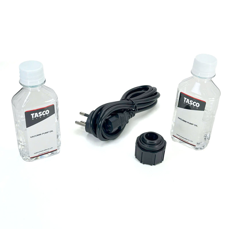 Máy hút chân không 2 cấp Tasco TB41DD tốc độ lực hút 40L/phút, mức chân không tối đa 15 microns, cổng kết nối 1/4 inch và 3/8 inch