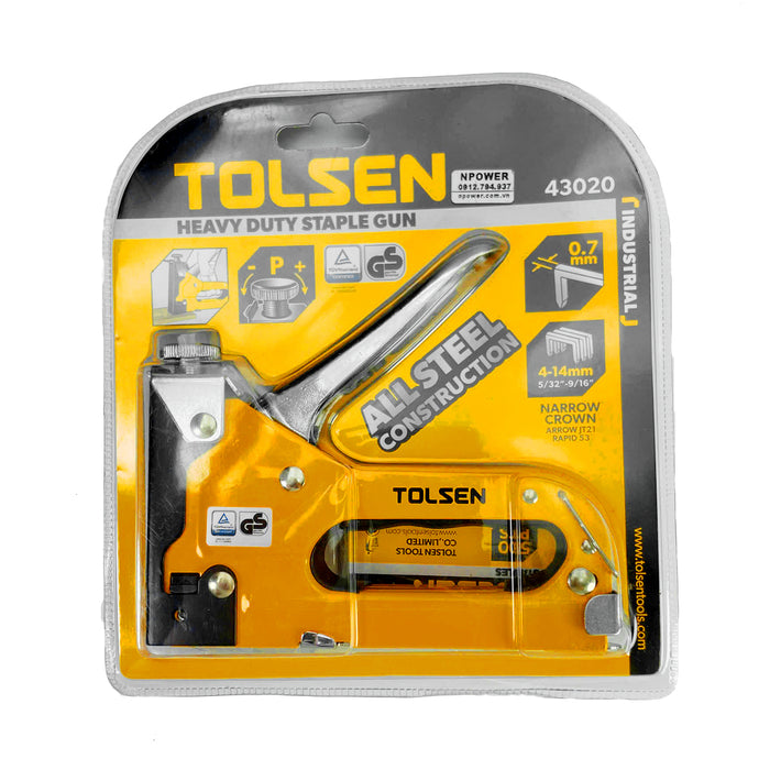 Kìm bấm kim công nghiệp 4 - 14mm (5/32 inch - 9/16 inch) chuẩn GS, có chứng nhận TUV TOLSEN 43020