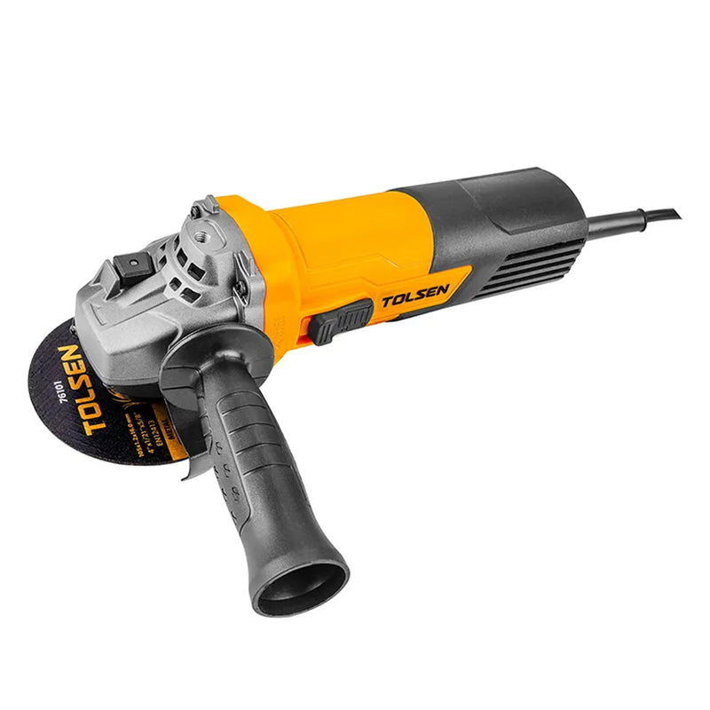 Máy mài góc Tolsen 79545 công suất 750W, đường kính đĩa 100mm, công tắc gạt
