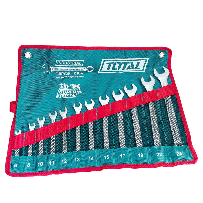 Bộ cờ lê vòng miệng 6-24mm TOTAL THT1022121