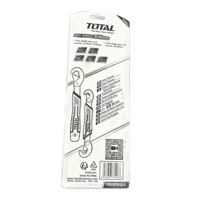 Bộ 2 mỏ lết đa năng TOTAL TBWS09328