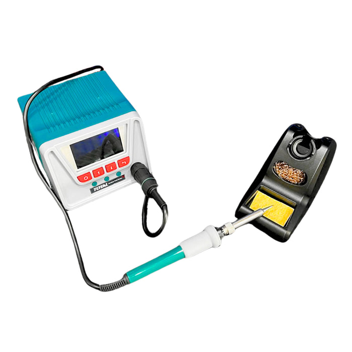 Mỏ hàn chì 60W kèm máy ổn định nhiệt Total TET160923 màn hình kỹ thuật số