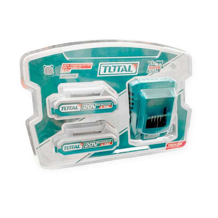 Bộ 1 sạc và 2 Pin Lithium-Ion 20V Total TFBCPK1222