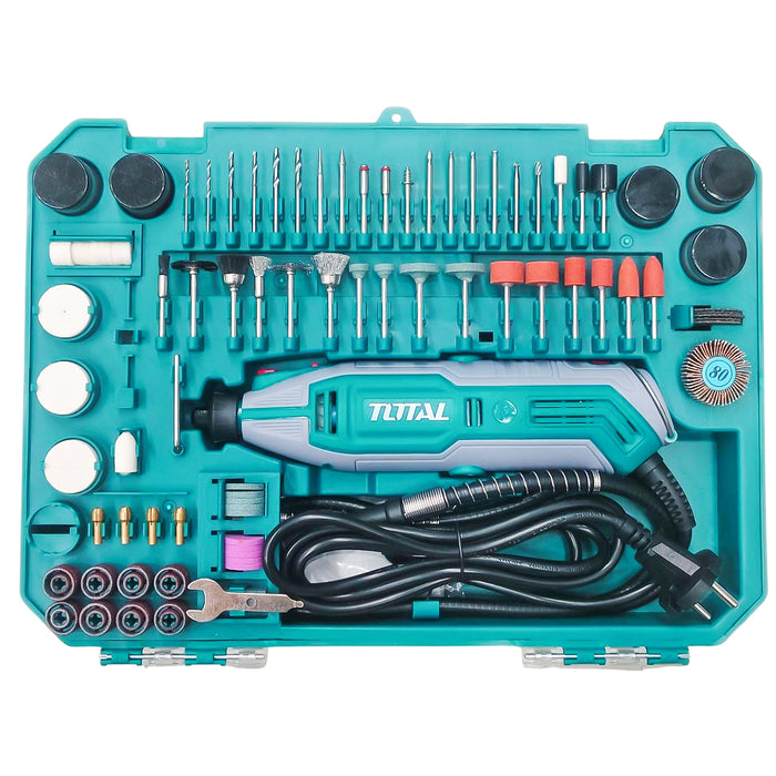 Máy mài khuôn công suất 130W Total TG5133261 kèm vali 251 linh kiện