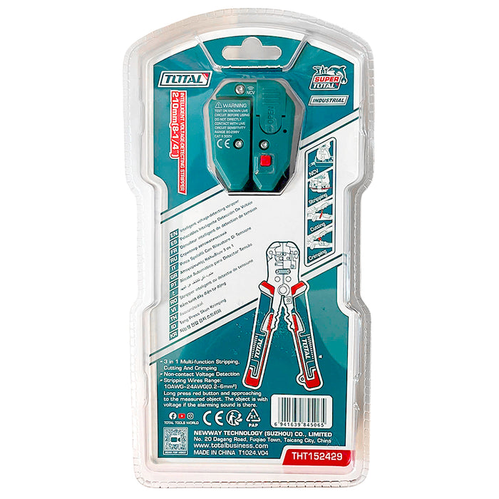 Kìm tướt dây điện tự động thông minh TOTAL THT152429