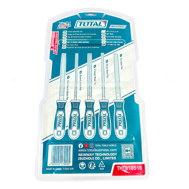 Bộ giũa sắt 5 cây TOTAL THT918516