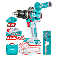 Total TIDLI209686: Thân máy + 2 Pin 4.0Ah (TFBLI20021) + 1 sạc (TFCLI20411)