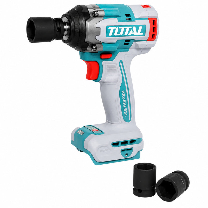 Máy siết bu lông Total TIWLI20551 dùng Pin 20V, cốt 1/2 inch (Chỉ thân máy)