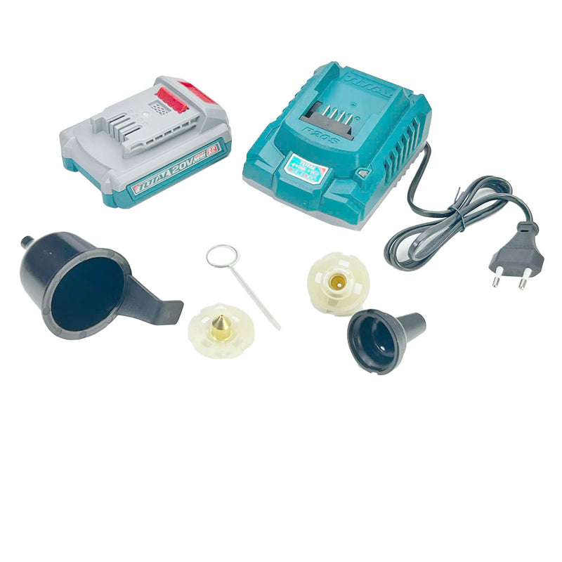 Máy phun sơn 1000ml dùng Pin Lithium 20V Total, áp suất phun 0.2Bar