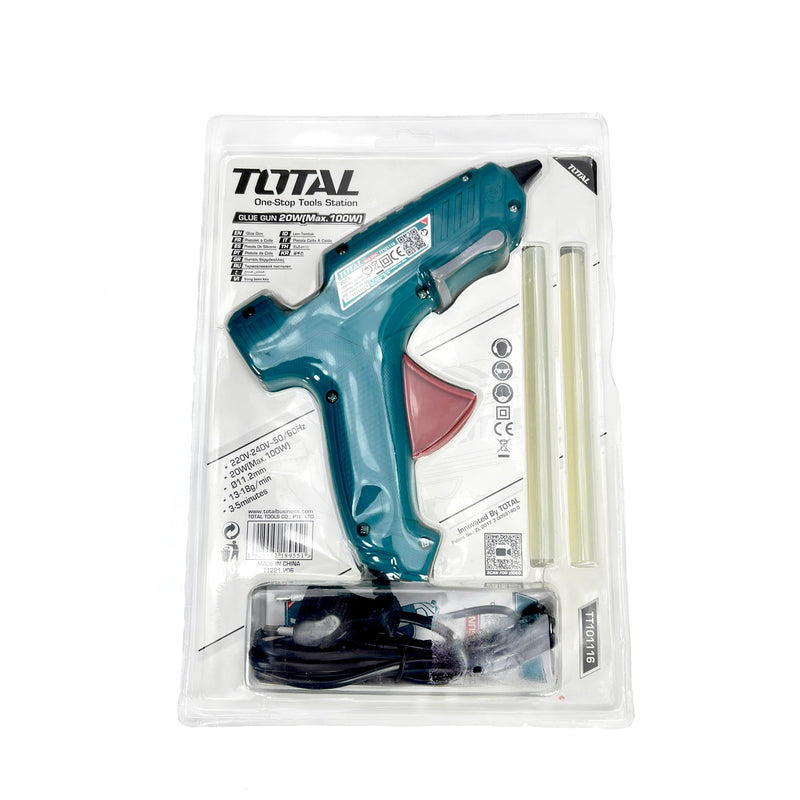 Súng bắn keo TOTAL công suất từ 30W - 100W, đường kính keo 11.2mm