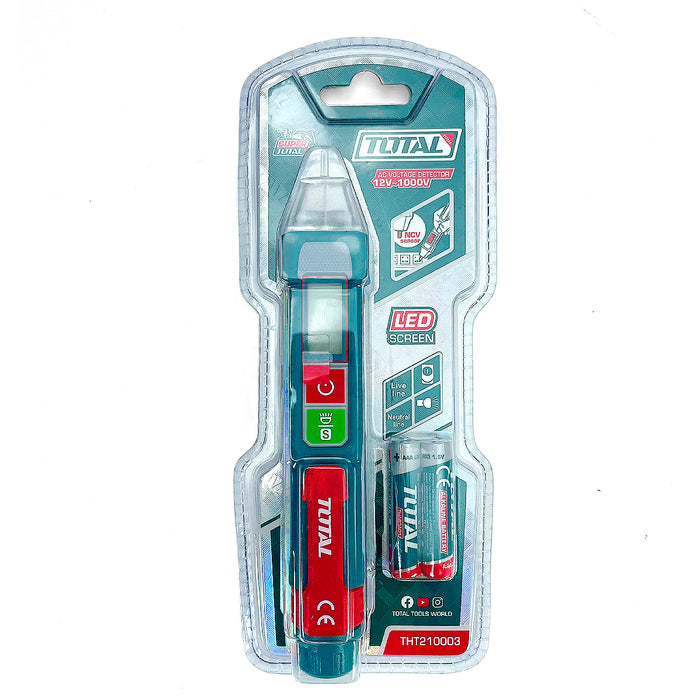 Bút thử điện đo điện áp AC 1000V Total THT210003