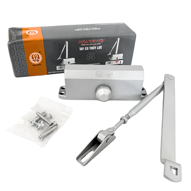 Cùi chỏ thuỷ lực chặn cửa Việt Tiệp 11060 và 11061 lực giữ từ 40kg đến 65kg