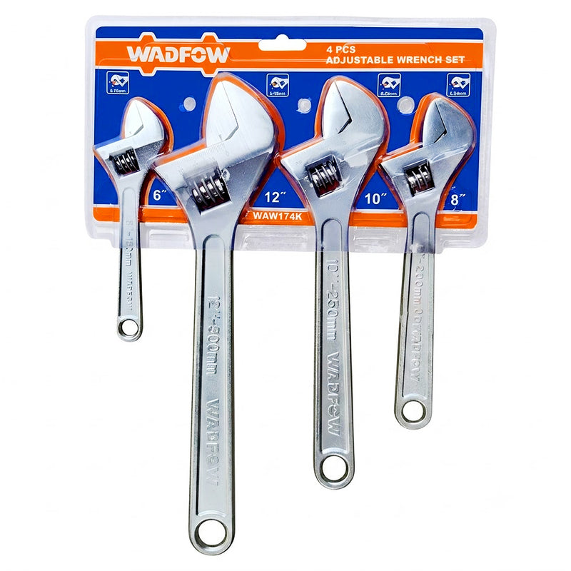 Bộ mỏ lết 4 chi tiết Wadfow WAW174K