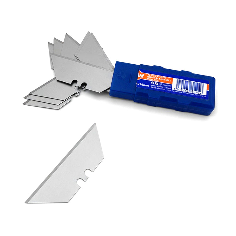Hộp 10 lưỡi dao rọc Wadfow WMK1K61 kích thước 61mm x 19mm