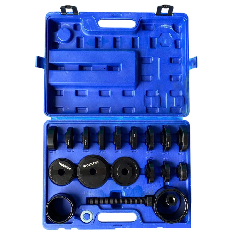 Bộ dụng cụ tháo lắp ổ trục bánh xe 23 chi tiết Workpro WP204016
