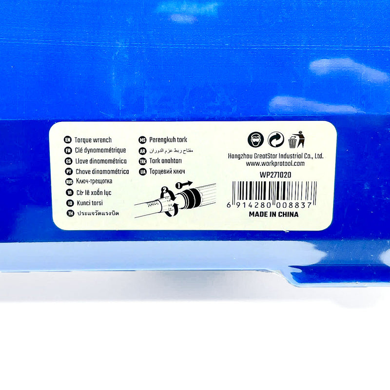 Cần siết lực tự động Workpro, dãi lực từ 5Nm - 220Nm