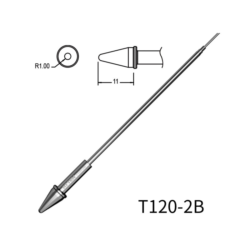 Phụ kiện mũi hàn tích hợp lõi gia nhiệt Atten T120 Series