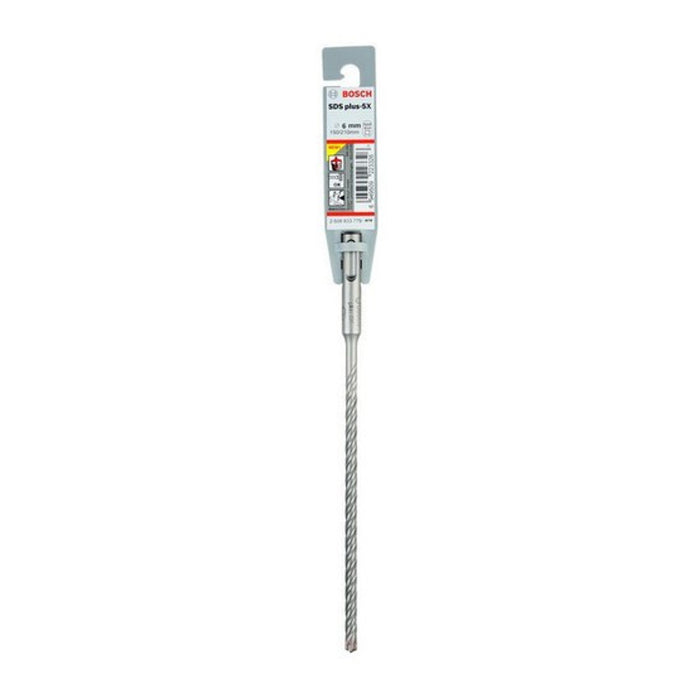 Mũi khoan bê tông 4 cạnh SDS PLUS-5X Bosch, đường kính từ 5mm - 10mm, đuôi gài