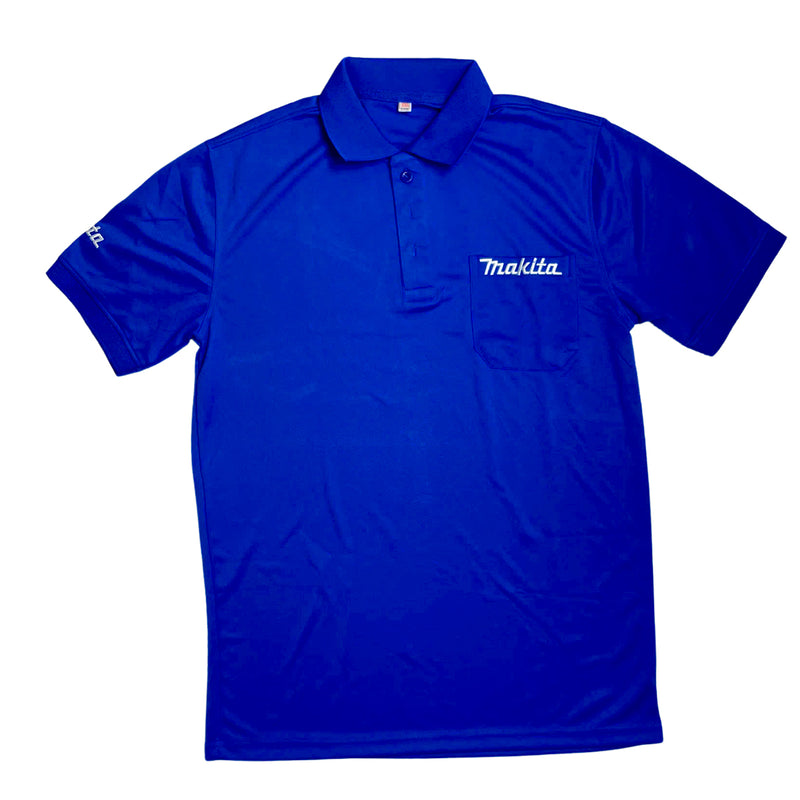 Áo đồng phục Makita có cổ, vải thun lạnh cao cấp, co giãn 4 chiều