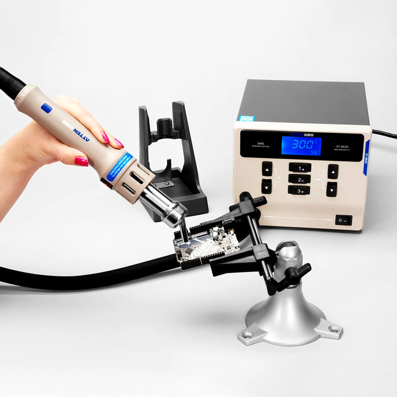 Trạm khò khí nóng ATTEN ST-862D, công suất 1000W, Max 480°C, hệ chuyên nghiệp