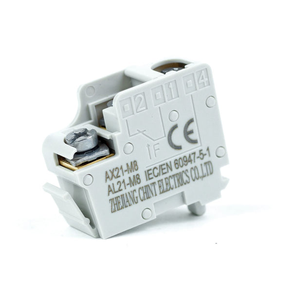 Tiếp điểm phụ Chint AX21-M8 dùng cho MCCB NM8N series. Tiêu chuẩn CE