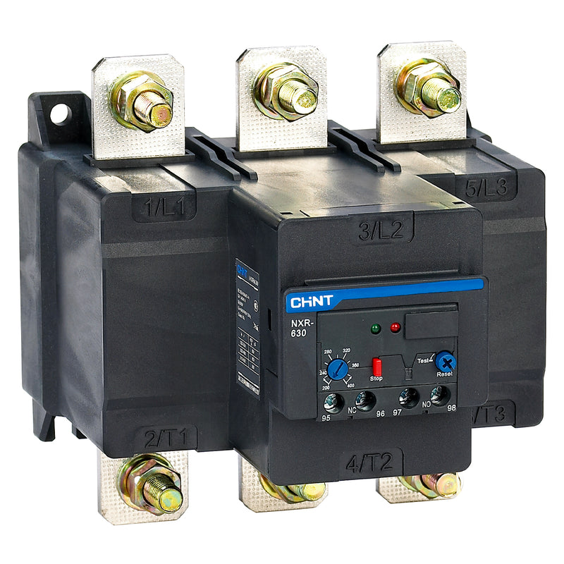 Relay nhiệt bảo vệ Chint NXR Series lắp cho khởi động từ NXC series, dãy bảo vệ từ 0.1A ~ 630A