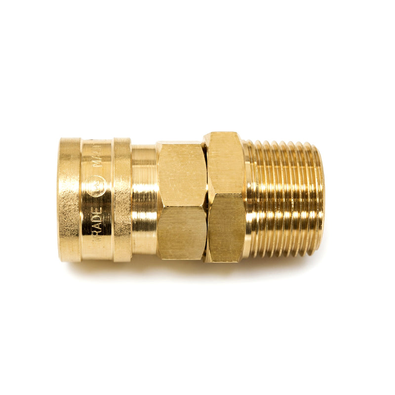 Đầu nối nhanh Hi Cupla Standard SM-Type (Socket) kiểu kết nối ren ngoài, gioăng chịu nhiệt FKM (Fluoro Rubber)