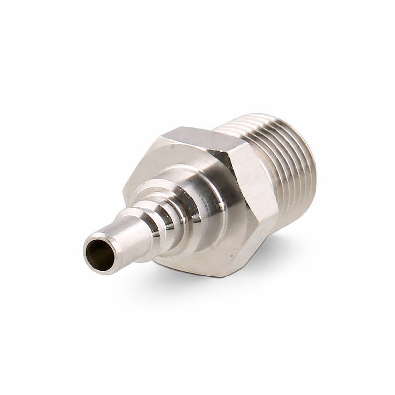 Đầu nối nhanh Micro Cupla PM-Type (Plug) MC-10PM chất liệu đồng, kiểu kết nối ren ngoài RC 1/8