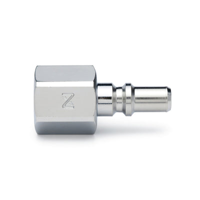 Đầu nối nhanh Small Cupla PF-Type (Plug) chất liệu đồng mạ chrome, kiểu kết nối ren trong R 1/8