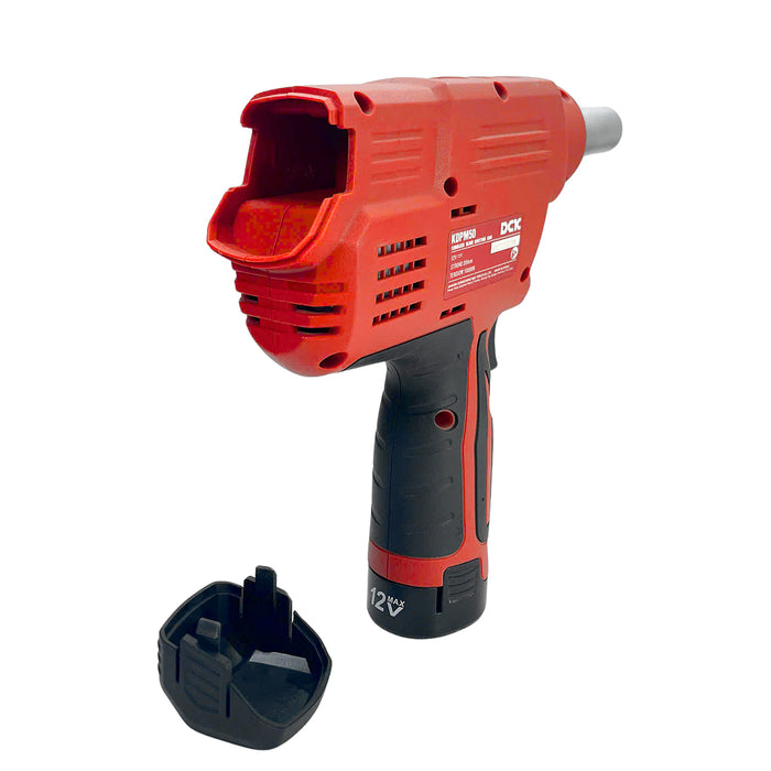 Máy tán đinh ri vê DCK KDPM50 dùng Pin 12V, lực kéo 10kN