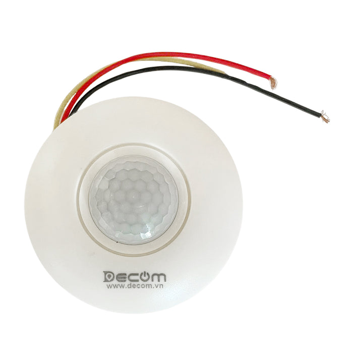 Công tắc cảm ứng hồng ngoại gắn trần Decom DC-168A đường kính 90mm