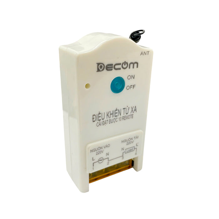 Thiết bị điều khiển từ xa Decom DC-3500W chuyên dùng cho mô tơ, khoảng cách điều khiển từ 20m - 50m