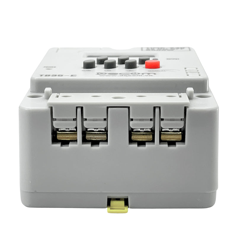 Timer hẹn giờ kỹ thuật số công suất lớn 5000W Decom TB35-E dùng cho đèn đường và mô tơ bơm nước, có 28 chế độ cài đặt On-Off