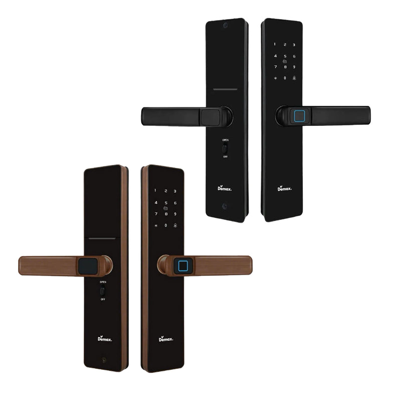 Khóa cửa thông minh cao cấp tay gạt Demax SL-C320, có app Wifi, xuất xứ Malaysia