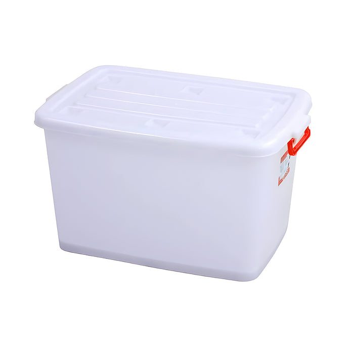 Thùng nhựa trong suốt Duy Tân, hình vuông 220, không bánh xe - có nắp gài.